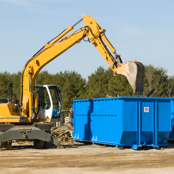 are there any restrictions on where a residential dumpster can be placed in Bagley WI